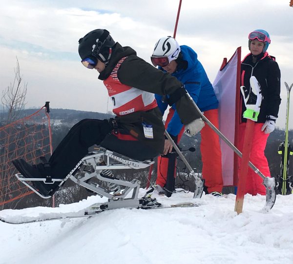 skiing